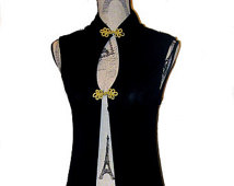 Vintage Sexy Leg Avenue Black Long Qipao Style Open Dress or Lingerie One Size