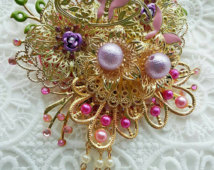 Chinese headdress~Hair clip match with Qipao dress~Oriental hair accessories~Wedding blessing~Oriental headdress~Chinese bridal