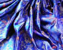 Embossed Flower and Butterfly Brocade for Cheongsam/Chinese Dress/Qipao/Party Dress