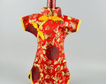 Chinese QiPao Wine Tote