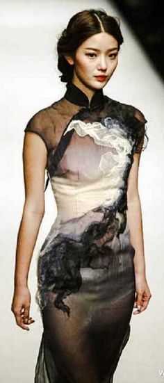(China Fashion Week) modern qipao