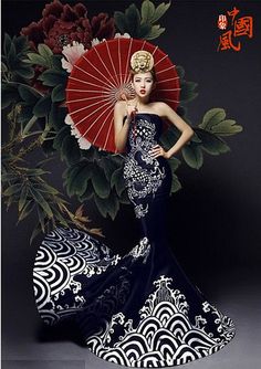 Chinese wind wedding dress (2) Chinese ancient to modern fashion and costumes