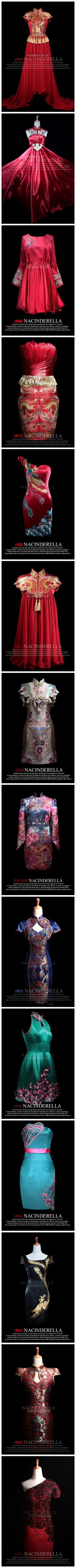 Chinese dresses - I want every single one of these. I don't care that I have nowhere to wear them.