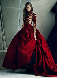 Lol just because! Vera Wang - Red Wedding Dress