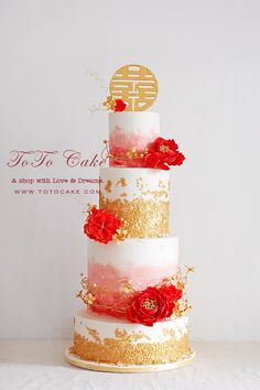 Chinese wedding cake.