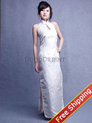 Chinese Sincere White Cheongsam
