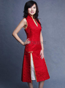 Beautiful Butterfly Chinese Red Dress