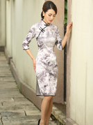 Charming Ink Painting Chinese Clothing