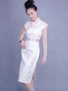 White Dai Clan Chinese Dress