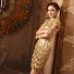 Gold embroidered circle modern mini qipao sexy Chinese cheongsam dress 002